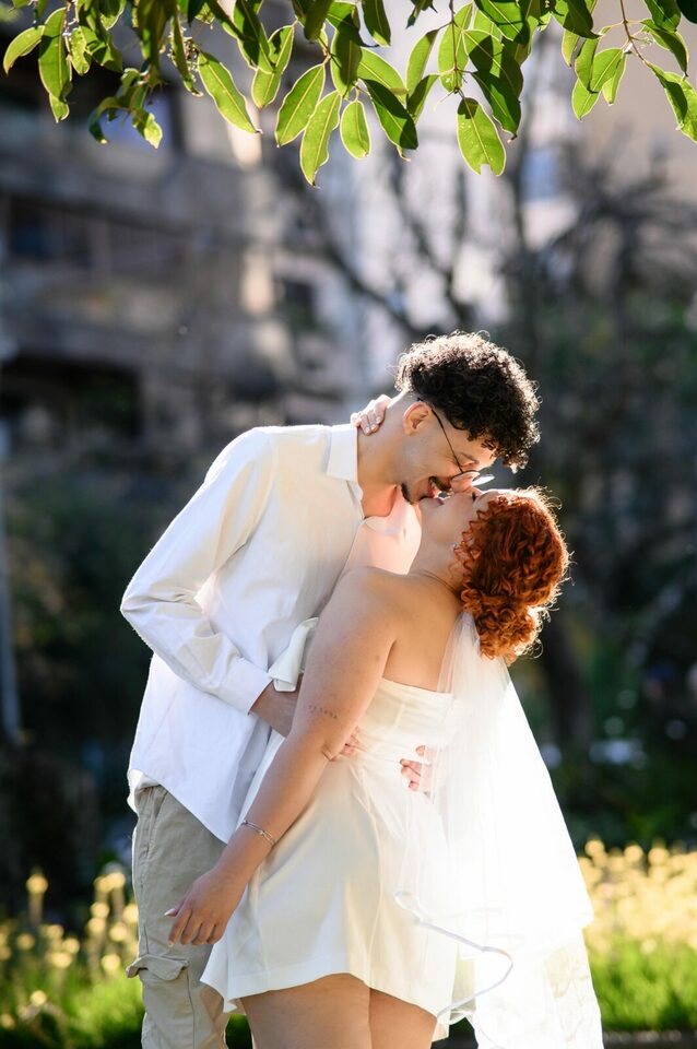 Pré-Wedding Urbano na Praça da Encol em Porto Alegre-RS